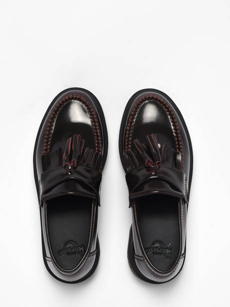 Mocassins Adrian En Cuir Dr martens Rouge accessoires 14573601 vue secondaire 3