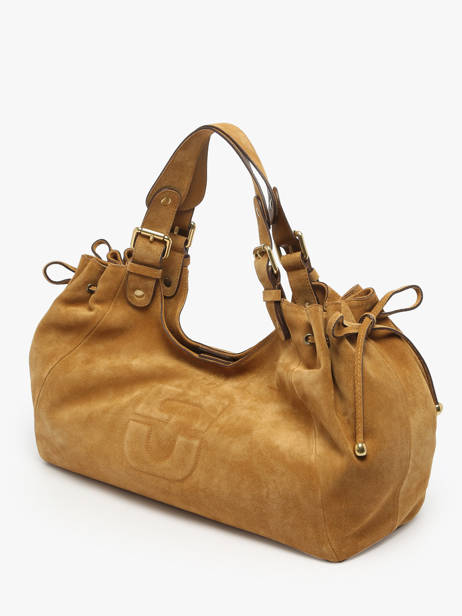 Sac Chiara Folk Cuir Gerard darel Jaune chiara DDS84407 vue secondaire 2
