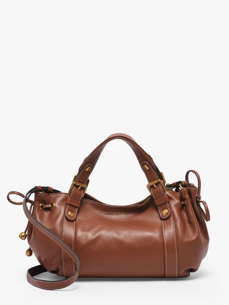 Sac Icone  12h Cuir Gerard darel Marron icone DDS73410