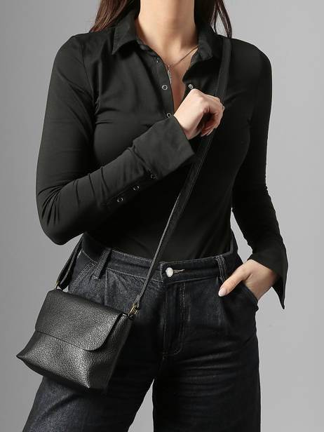 Sac Bandoulière Soft Mandoline Noir soft MD1309 vue secondaire 1