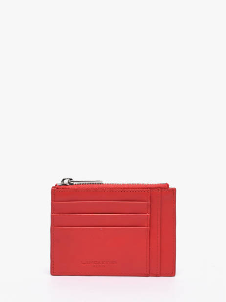 Portefeuille Paris Cuir Lancaster Rouge paris pm 22