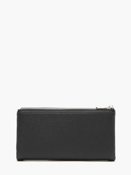 Portefeuille Porte-monnaie Grained Flora & co Noir grained F5039 vue secondaire 2