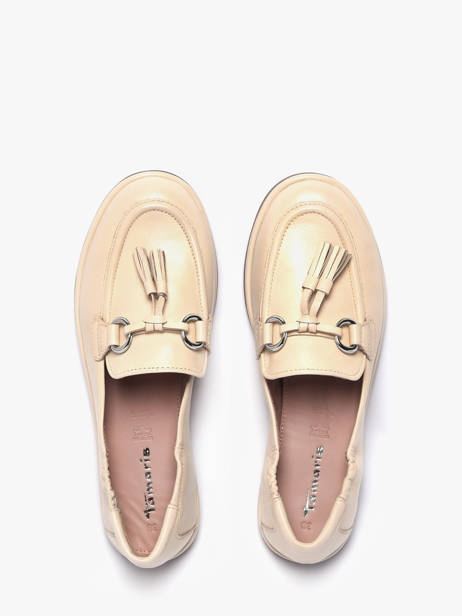 Mocassins En Cuir Tamaris Beige accessoires 46 vue secondaire 3