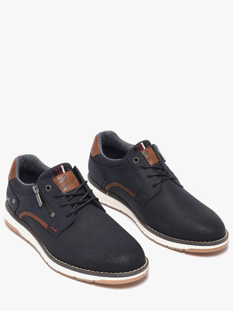 Chaussures De Ville Mustang Bleu men M0031002 vue secondaire 1