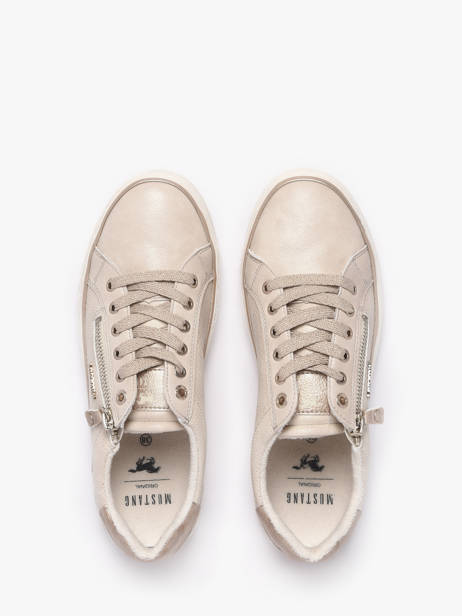 Sneakers Mustang Beige accessoires M0032006 vue secondaire 3