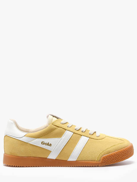 Sneakers En Cuir Gola Jaune accessoires CLB538YA