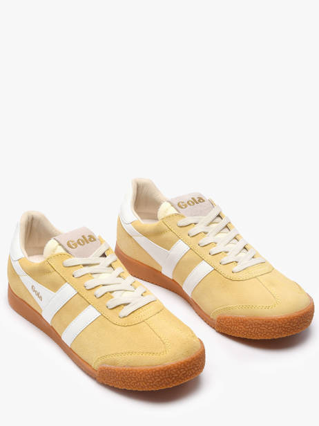 Sneakers En Cuir Gola Jaune accessoires CLB538YA vue secondaire 1