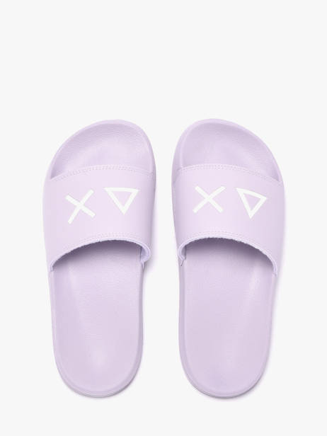 Claquettes Sun68 Violet accessoires X3621024