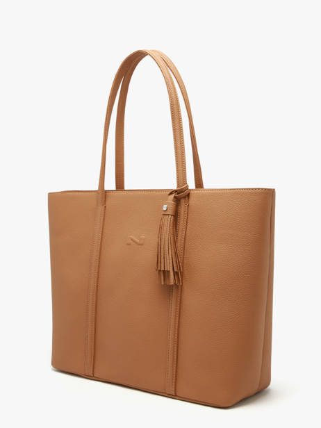 Sac Porté épaule Nathan Cuir Nathan baume Marron nathan 1 vue secondaire 1