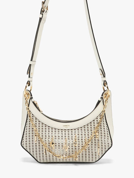 Sac Bandoulière M Croisette Charms Cuir Lancel Blanc croisette A14012 vue secondaire 1