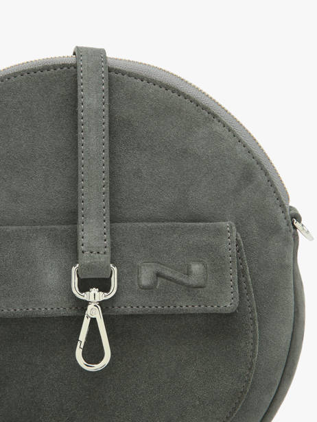 Sac Bandoulière Dorine Cuir Daim Nathan baume Vert nathan 32PS vue secondaire 2