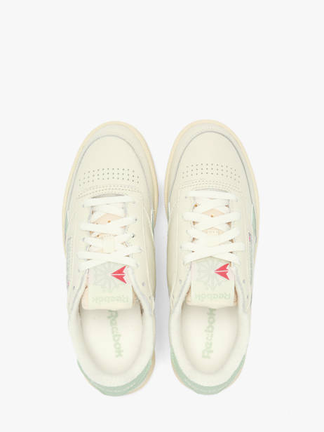 Sneakers En Cuir Reebok Beige accessoires 233957 vue secondaire 3