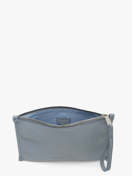 Pochette Zippée Jour Cuir Lancel Bleu jour A13174 vue secondaire 1