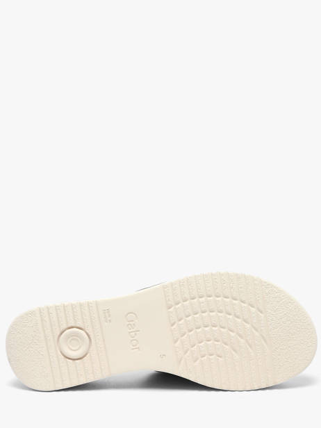 Mules En Cuir Gabor Marron accessoires 41 vue secondaire 4