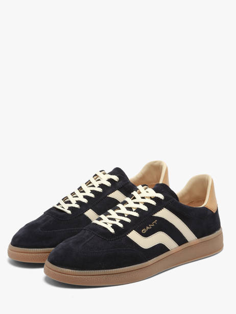Sneakers En Cuir Gant Bleu men CUZIMG69 vue secondaire 1