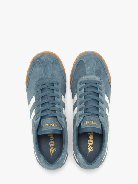 Sneakers En Cuir Gola Bleu men CMA192HW vue secondaire 3