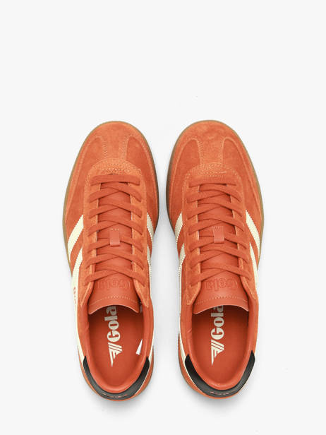 Sneakers En Cuir Gola Orange men CMB735UH vue secondaire 3