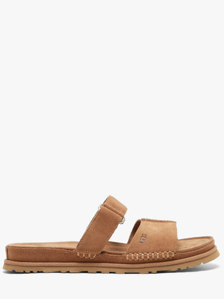 Mules En Cuir Ugg Marron accessoires 1178590