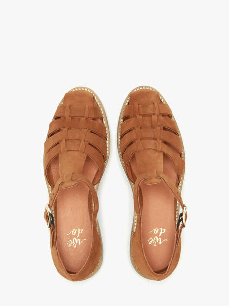 Sandales En Cuir We do Marron accessoires 45255A13 vue secondaire 3