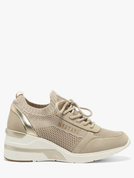 Sneakers Semelle Compensée Mustang Beige accessoires M0872001