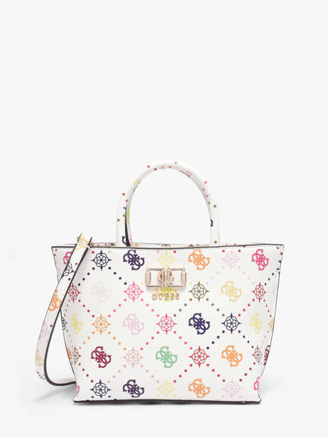 Sac Porté Main Emelie Logo Polyester Guess Multicolore emelie logo GM992875