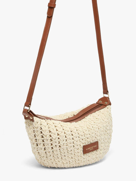 Sac Bandoulière Tresse Coton Lancaster Beige tresse coton 68 vue secondaire 1