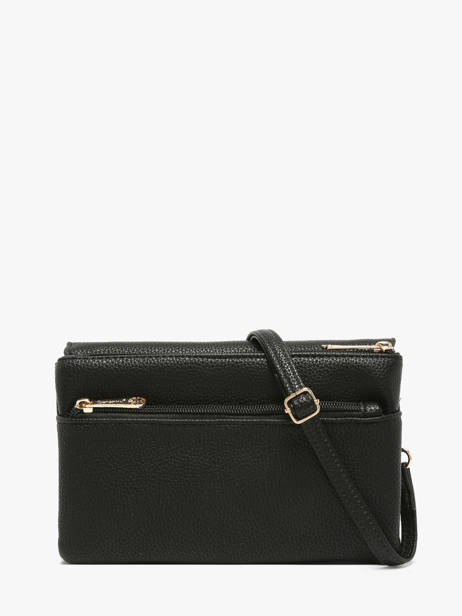 Sac Bandoulière Grained Miniprix Noir grained SF69033 vue secondaire 2