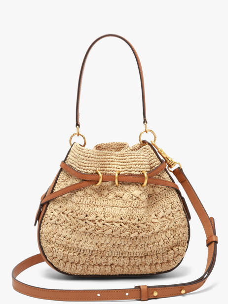 Sac Bandoulière Raphia Gerard darel Beige raphia E454 vue secondaire 4