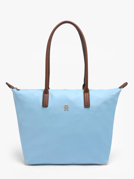 Sac Porté épaule A4 Popette Nylon Tommy hilfiger Bleu popette AW17711