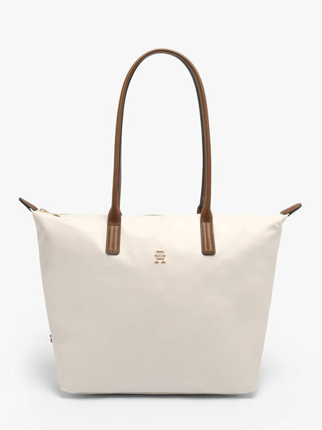 Sac Porté épaule Popette Nylon Tommy hilfiger Blanc popette AW17711