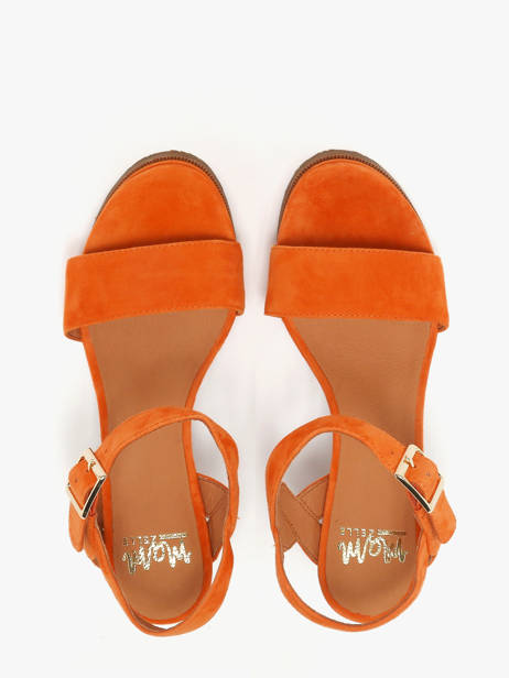 Sandales à Talon Jain En Cuir Mam'zelle Orange accessoires CSG1H03 vue secondaire 3