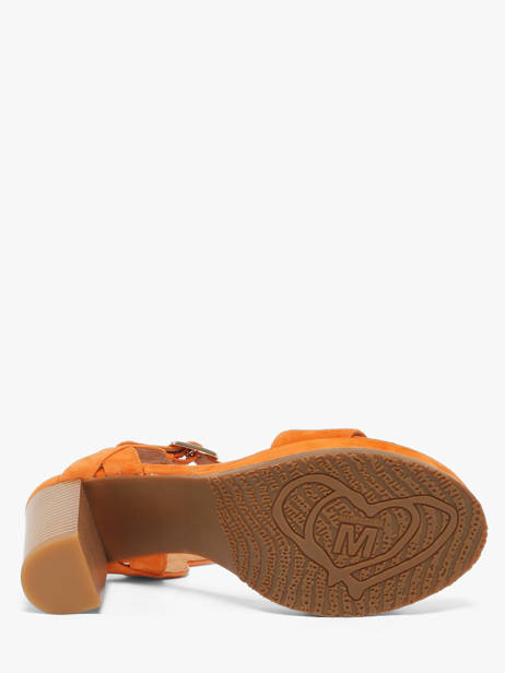 Sandales à Talon Jain En Cuir Mam'zelle Orange accessoires CSG1H03 vue secondaire 4