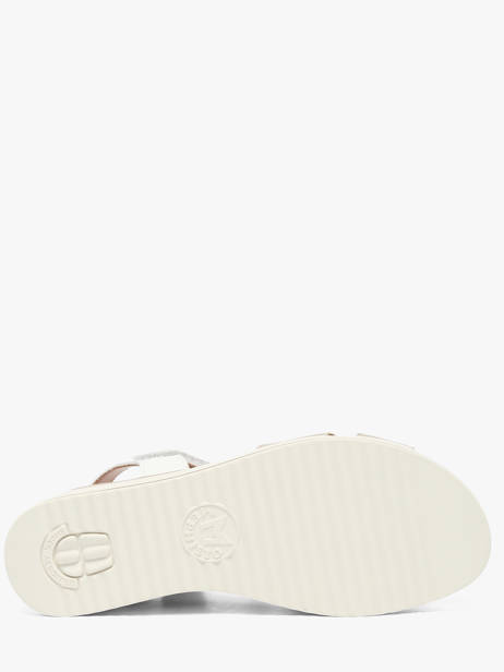 Sandales Semelle Compensée En Cuir Mephisto Or accessoires P5148798 vue secondaire 4