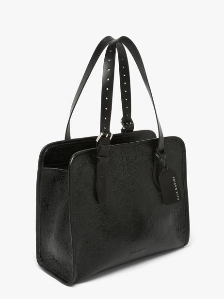 Sac Porté épaule Eclipse Cuir Paul marius Noir eclipse CABASECL vue secondaire 1
