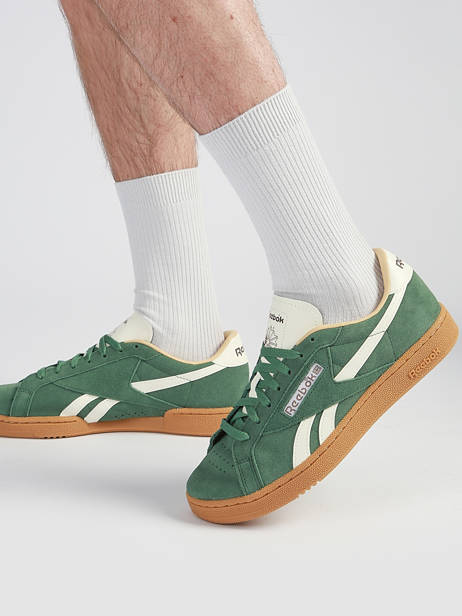 Sneakers En Cuir Reebok Vert men 244920 vue secondaire 1