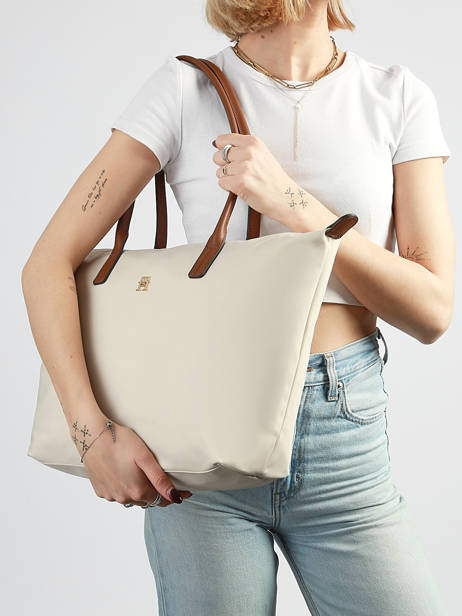 Sac Porté épaule Popette Nylon Tommy hilfiger Blanc popette AW17711 vue secondaire 1