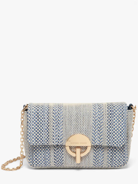 Sac Bandoulière Moyen Moon Tressé Vanessa bruno Bleu moon 7V40533