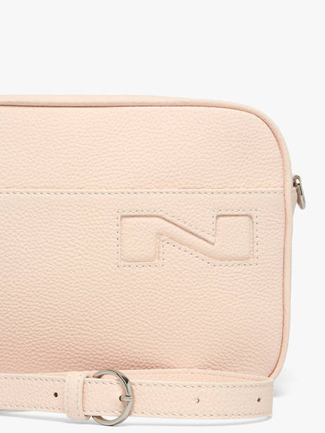 Sac Bandoulière N City Louvain Cuir Nathan baume Rose n city 7 vue secondaire 3