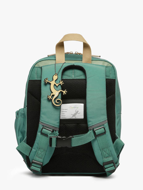 Sac à Dos 1 Compartiment Cameleon Vert vintage fantasy PBVGSD33 vue secondaire 4