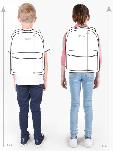 Sac A Dos à Roulettes 2 Compartiments Cameleon Gris futur PBFUSR45 vue secondaire 1