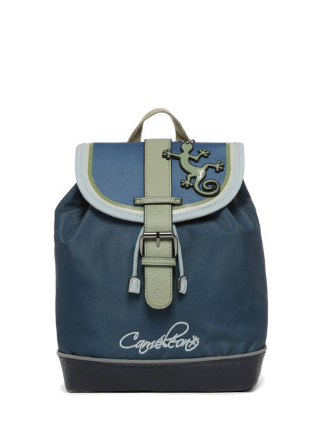 Sac à Dos 1 Compartiment Cameleon Bleu vintage urban PBVBSD25 vue secondaire 5