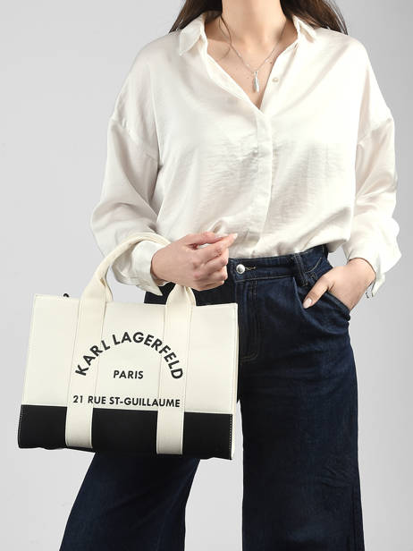 Sac à Main Rsg Coton Karl lagerfeld Blanc rsg A3W50025 vue secondaire 1