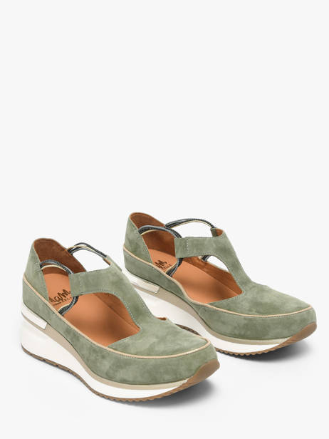 Sneakers Vasas En Cuir Mam'zelle Vert accessoires CSIJK66 vue secondaire 1