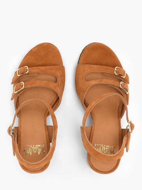 Escarpins Jouta En Cuir Mam'zelle Orange accessoires CSG1H31 vue secondaire 3