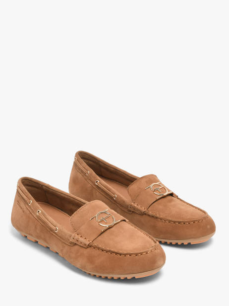 Chaussures Bateau En Cuir Tamaris Marron accessoires 44 vue secondaire 1