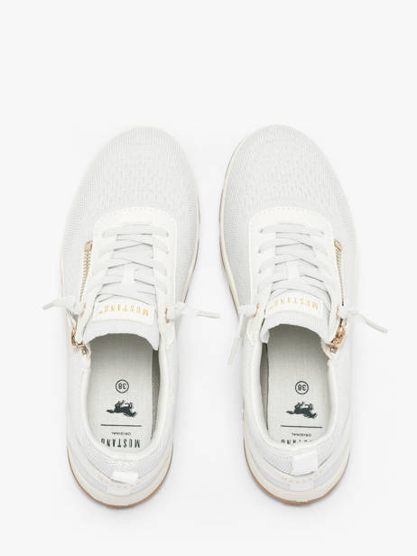 Sneakers Mustang Blanc accessoires M0582002 vue secondaire 3