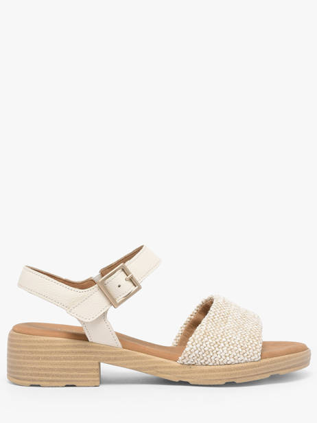 Sandales En Cuir Gabor Blanc accessoires 61