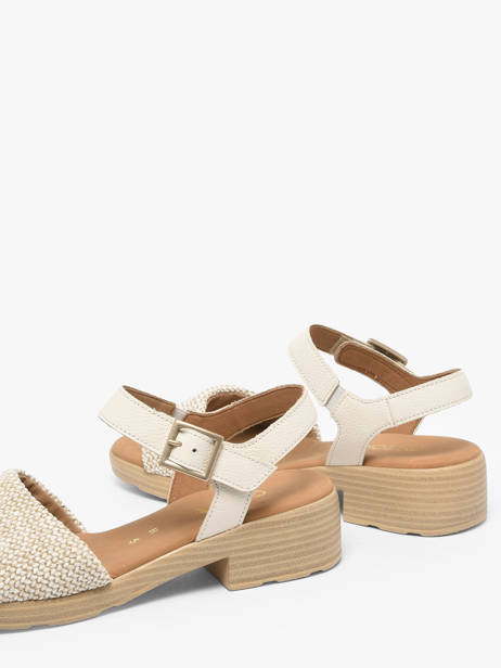 Sandales En Cuir Gabor Blanc accessoires 61 vue secondaire 2