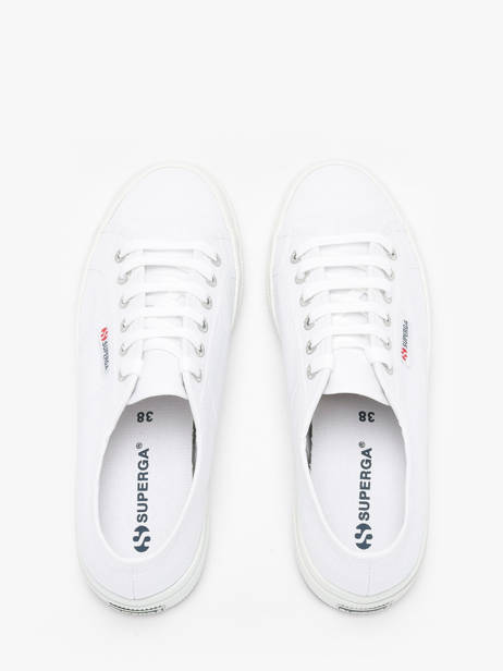 Sneakers Plateforme Superga Blanc accessoires 1384W901 vue secondaire 3