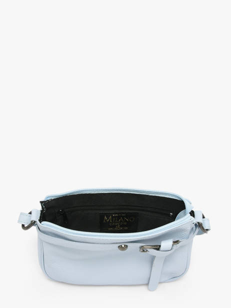 Sac Bandoulière Caviar Cuir Milano Bleu caviar G1421N vue secondaire 4